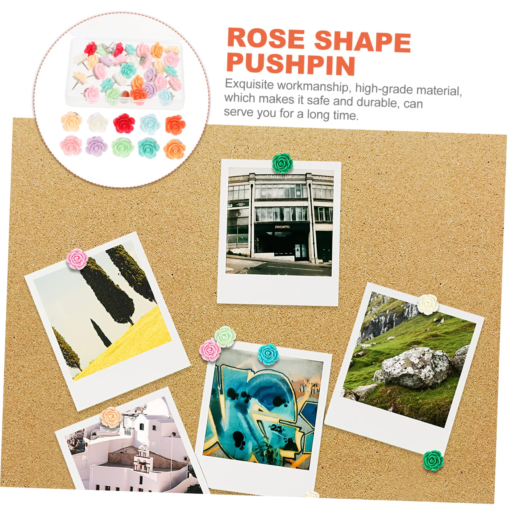 Lurrose 150stücke Bunte Pushpins Resin Dekorative Reißzwecken Für Pinnwände Für Zuhause Und Büro Praktischer Aufbewahrungsbox Vielseitig Einsetzbar Für Notizen Kunst Und -projekte