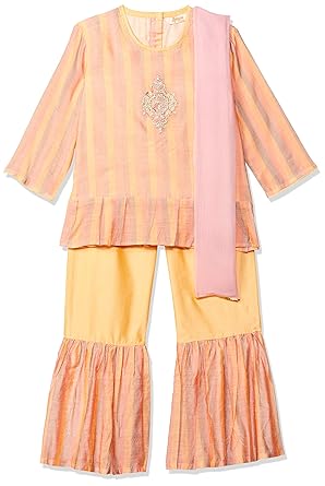 Zemyra Girls Cotton Salwar Suit Set