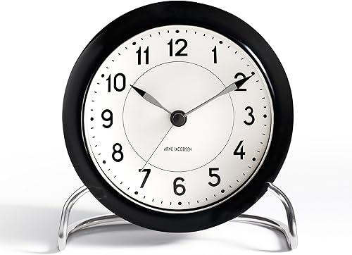 Miniatura 2 de Arne Jacobsen Estación de reloj de mesa con alarma