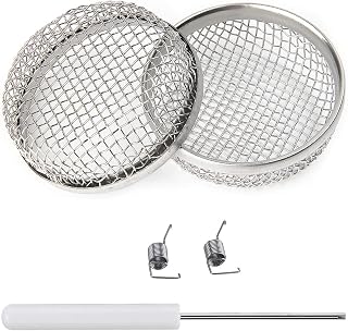 OPL5 RV Flying Insect Screen, RV Furnace Screen Vent Covers,2 Packs 2.8 Inch Stainless Steel Mesh with Installation Tool for Trailer Camper Heater Vents (Round)