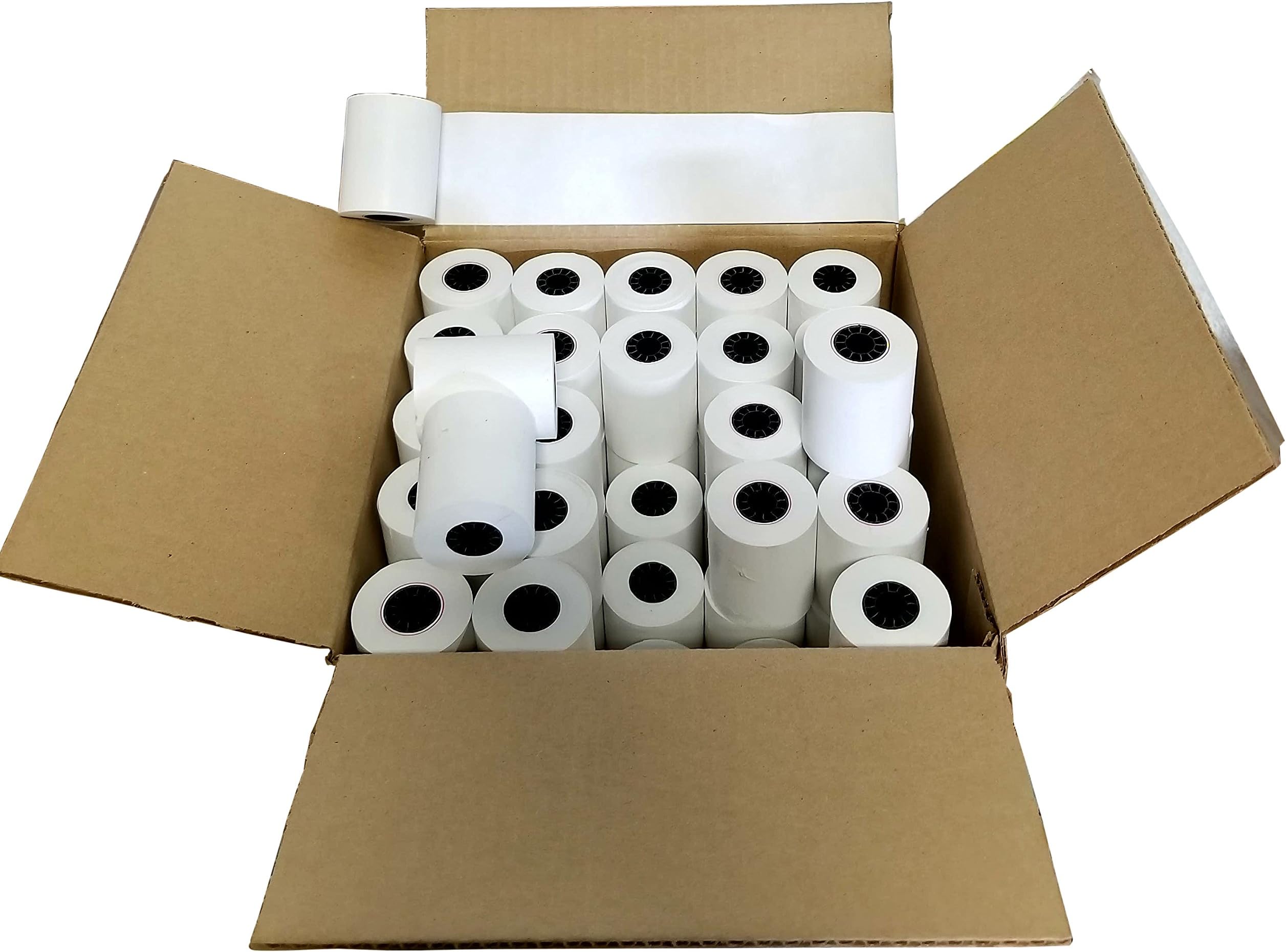 (50 Rolls) 2 1/4 x 85' First Data FD130 FD50 FD400 FD55 FD100Ti Thermal Paper