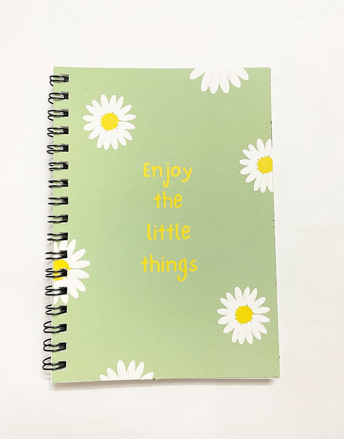 KHUSH Spiral Bind Notebook Small Size Abstract Pocket Diary Ruled