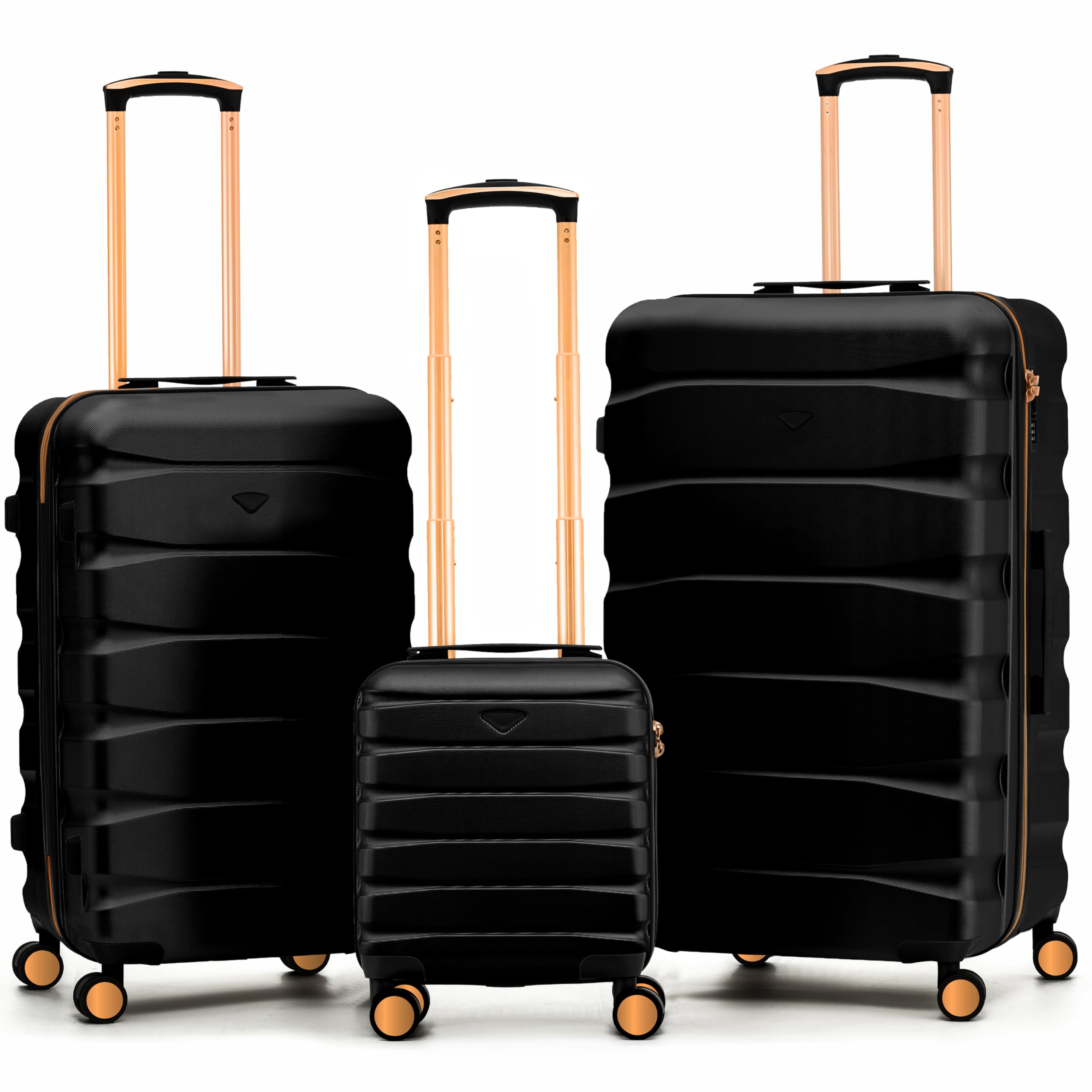 Flight Knight Underseat Cabin Suitcase 45x36x20cm | Free Hand Luggage for EasyJet & Wizz Air | Lightweight ABS Hard Shell with 8 Silent-Glide Spinner Wheels | Max Space Travel Bag — view 108