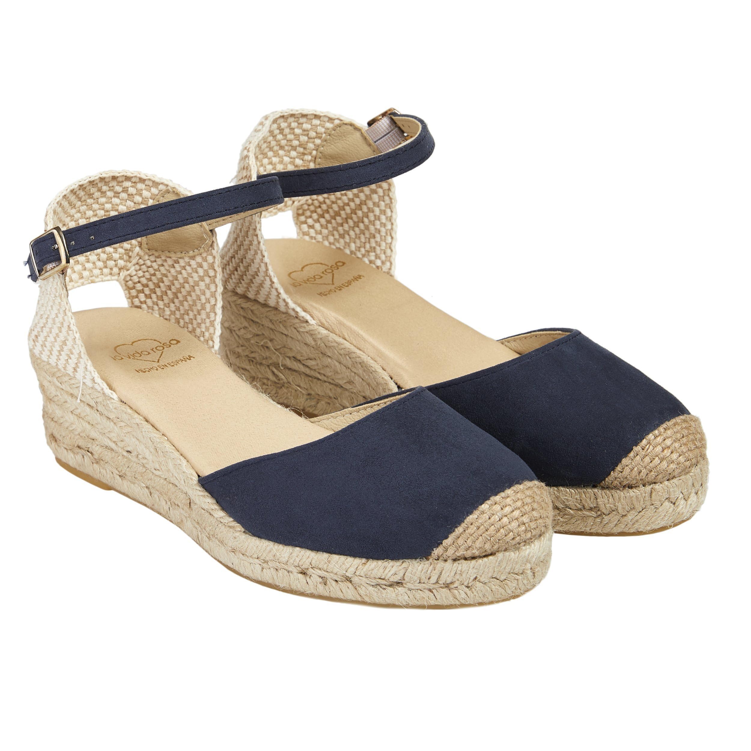 NOESLOMISMO BY DILEMA Alpargatas Cuña Cómoda Mujer Hechas en España - Sandalias Yute Natural