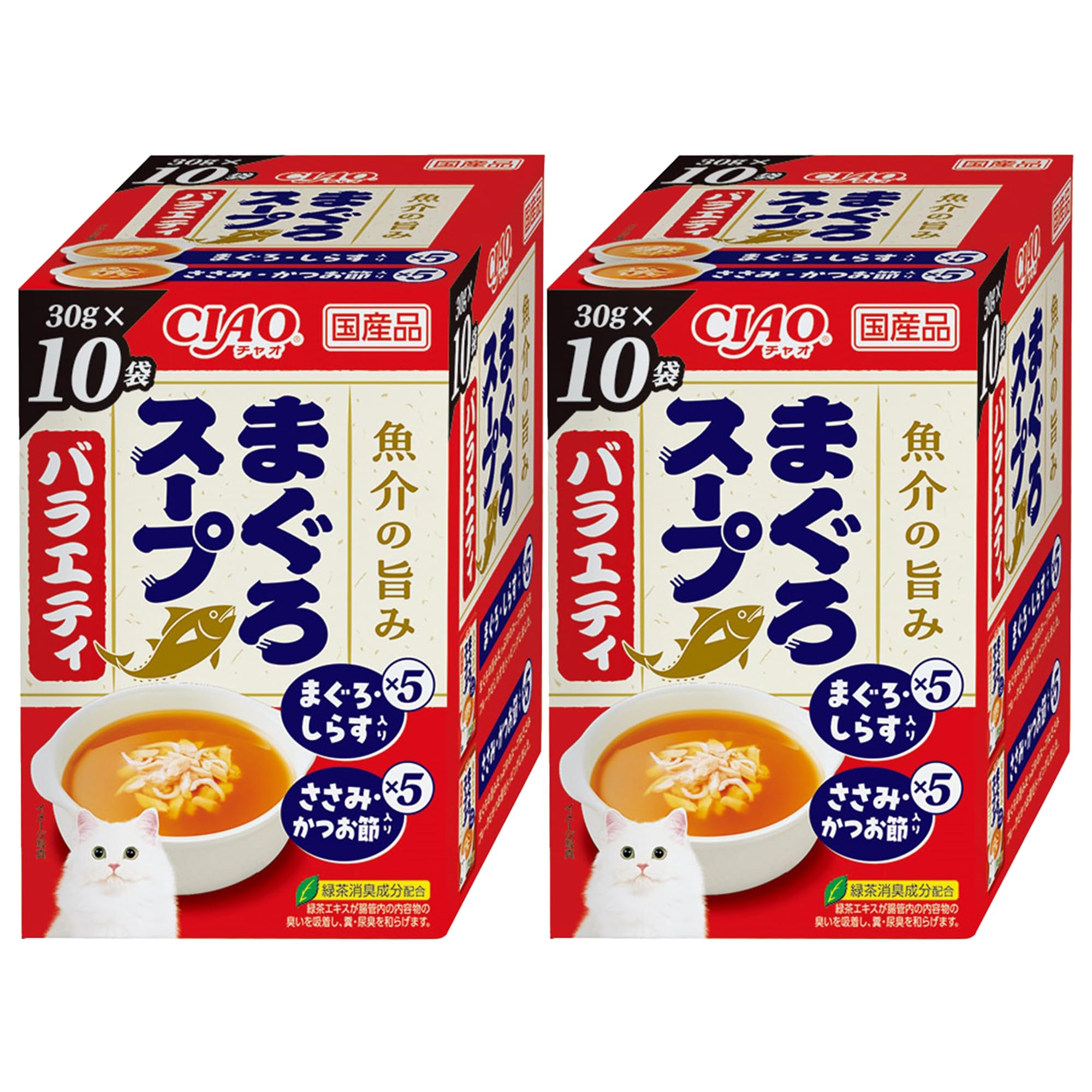 CIAO (チャオ) まぐろスープバラエティ 30g×10袋 2個セット