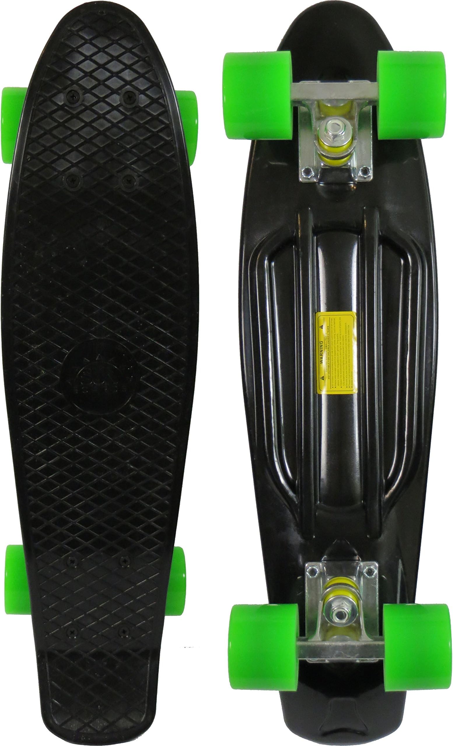 22" Complete Mini Skateboard Colorful Decks and Wheels - Great for Beginners and Kids