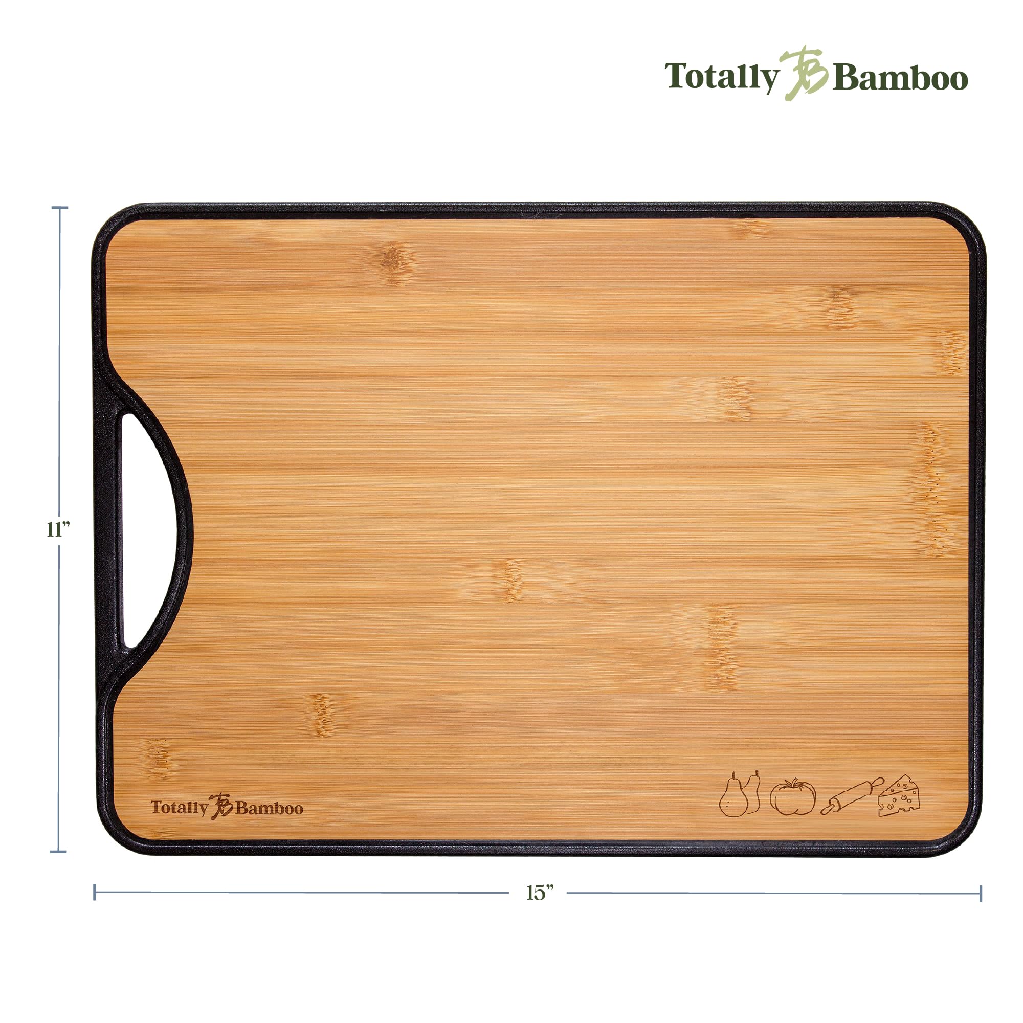 bobuページ Amazon.com: Totally Bamboo Poly-Boo Reversible Cutting Board