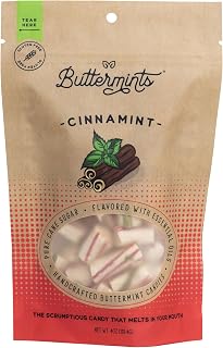 Buttermints Cinnamint, Butter Mints Gluten-Free Candy Soft Butter Taste, Unexpectedly Scrumptious (4 Servings)