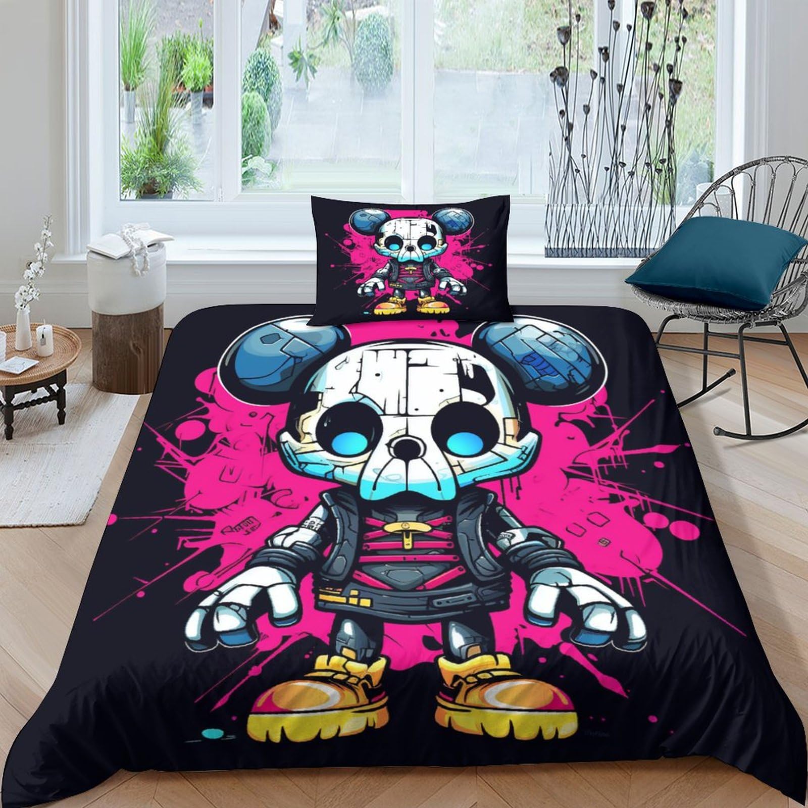 Housse de couette 135x200 microfibre pour lit enfant