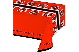 Bengals-Themed Tablecloth to Elevate Your Game Day Gatherings