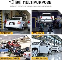 Vista 7 de TUFFIOM Gato hidráulico de transmisión para servicio/piso de 1/2 tonelada (1,000 lb) de capacidad, bajo perfil con carro rodante, herramienta