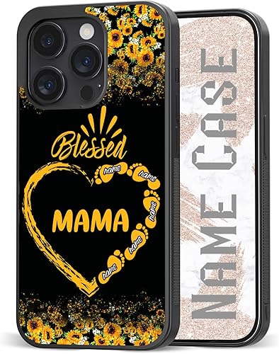 Fundas de teléfono con nombre personalizado para abuela, iPhone 7 8 11 12 13 14 Pro Max Plus Mini Xr Xs SE, Samsung Galaxy A03 A13 A53 A73 Note S Z,