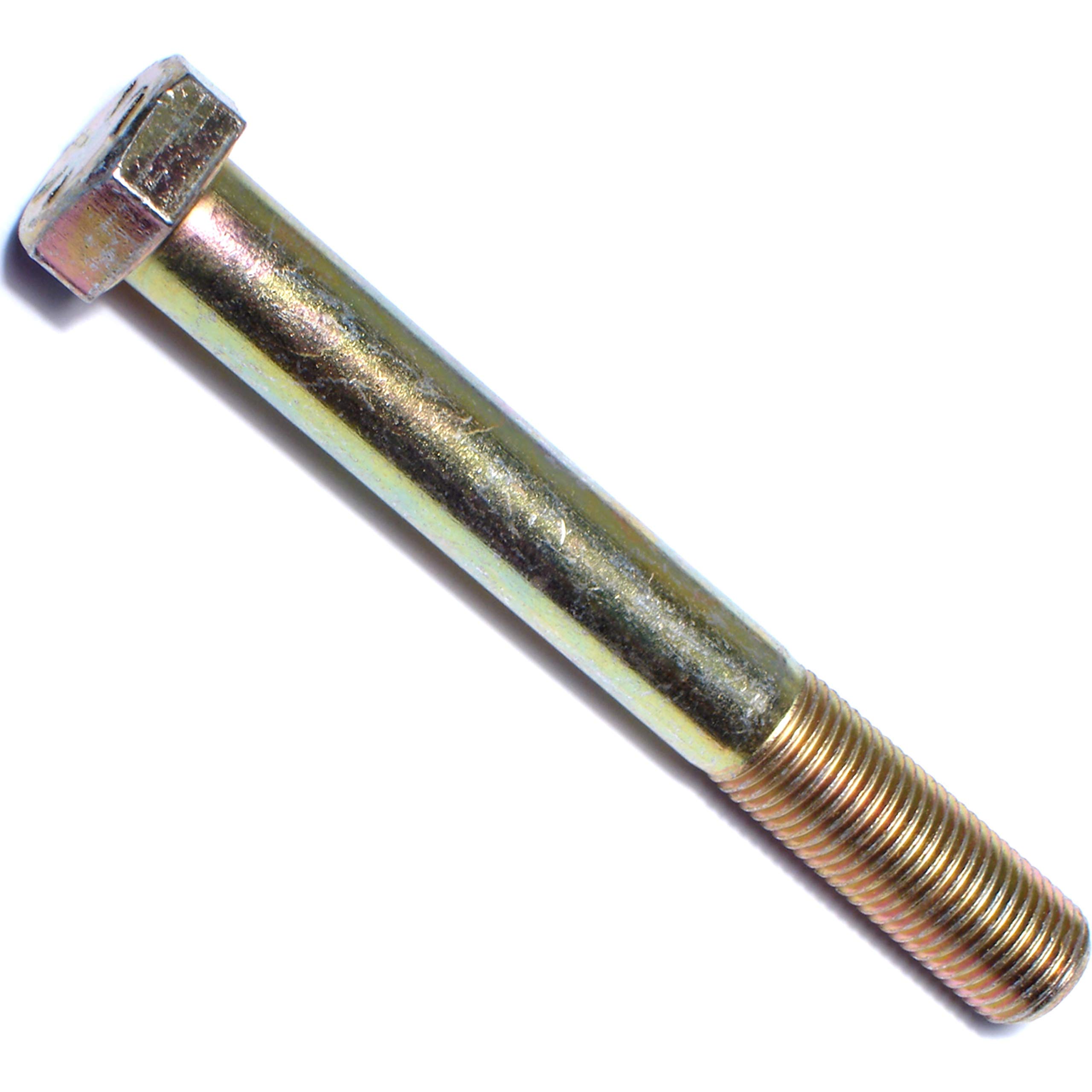Hard-to-Find Fastener 014973253905 Grade 8 Fine Hex Cap Screws, 1/2-20 x 4, Piece-4 , yellow