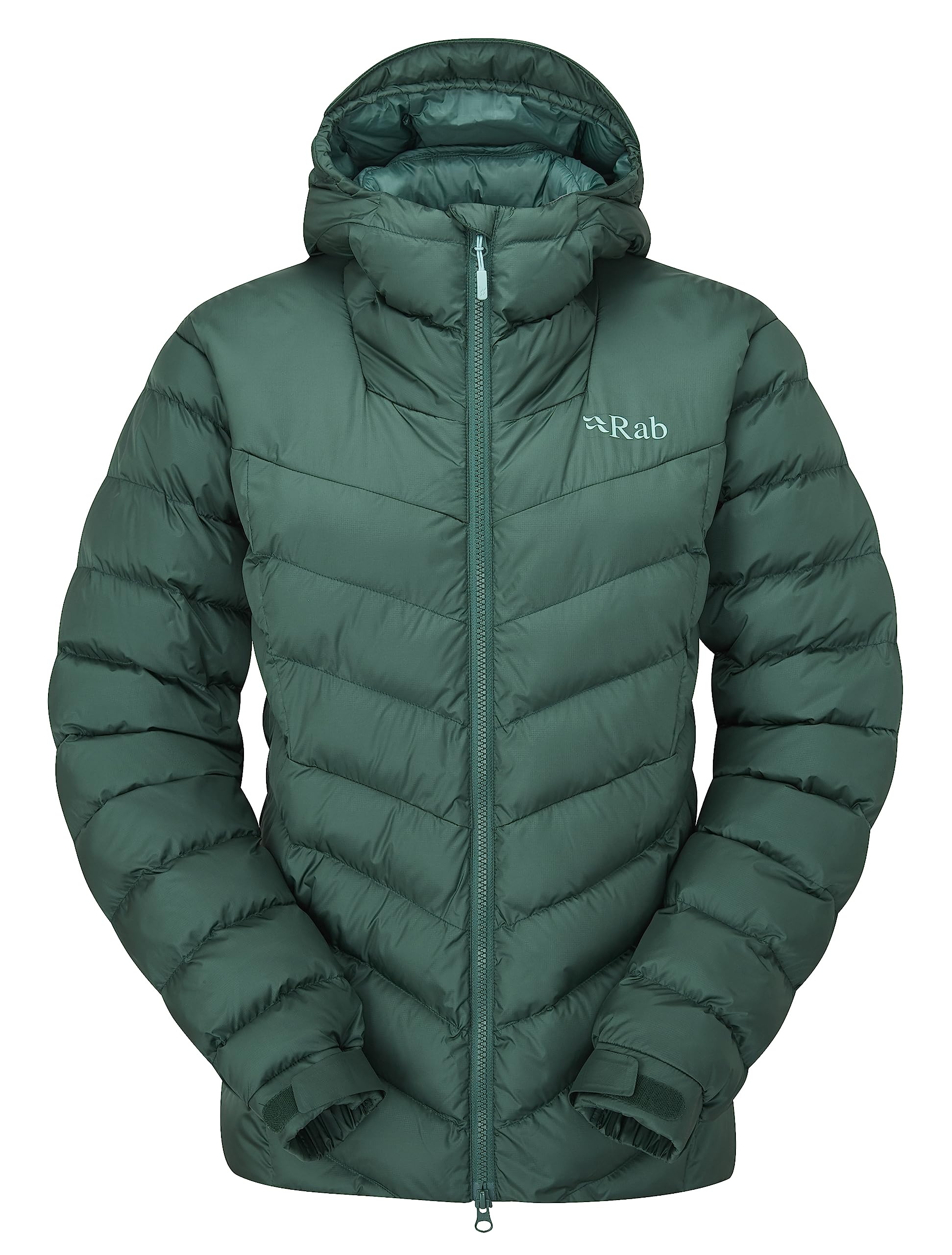 Rab Women's Green Slate Nebitron Pro Jacket - Synthetic Insulated Coat For Hiking, Trekking, & Mountaineering - Small