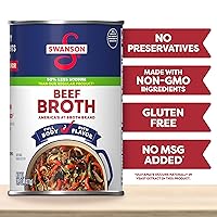 Vista 3 de Swanson Caldo de carne con 50% menos de sodio, 14.5 oz.