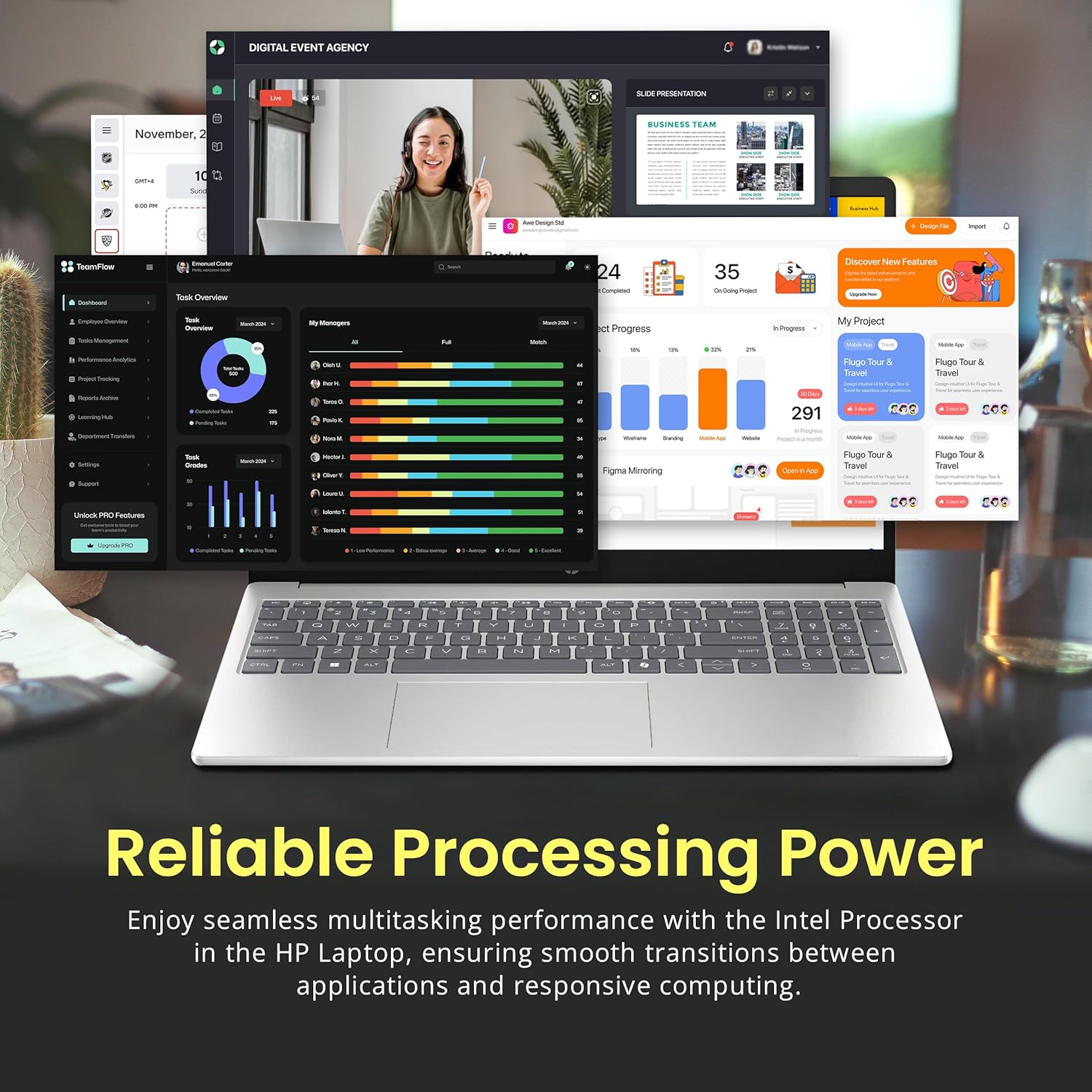 HP 15.6" FHD Touchscreen Laptop, Intel i7-1355U, 32GB RAM, 3TB Storage(2TB SSD&1TB Docking Station Set), Intel Iris Xe Graphics, Number Pad, 720p HD Camera, Wi-Fi 6, Win 11, Silver