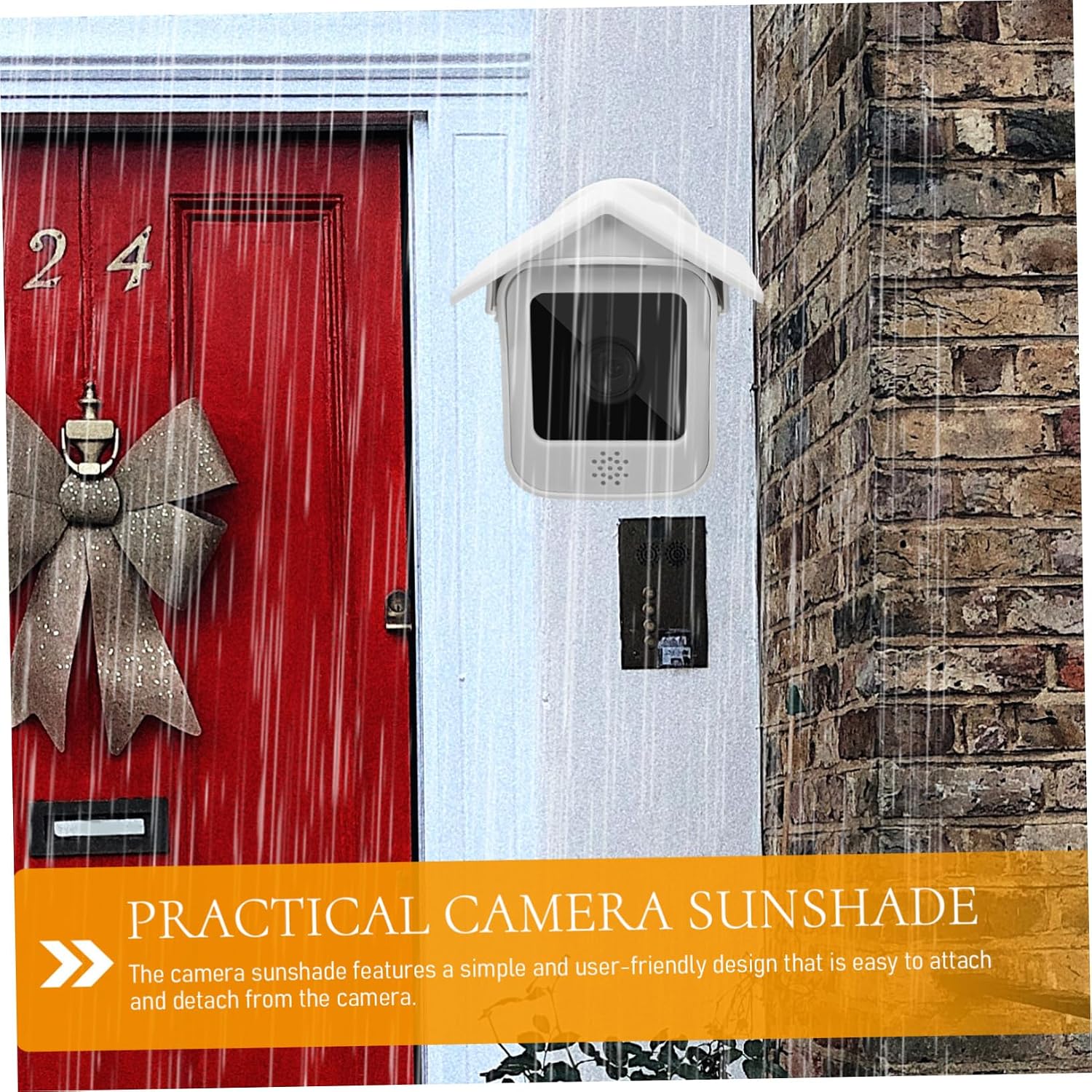 1Set Outdoor Camera Cover Protective Case for Cam Lightweight and Easy to Install Material for All Weather Conditions
