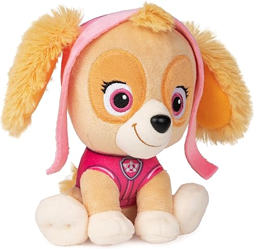 Miniatura 4 de GUND - Peluche oficial de PAW Patrol Skye en uniforme de piloto de aviador, animal de peluche para edades de 1 y en adelante, 6 pulgadas