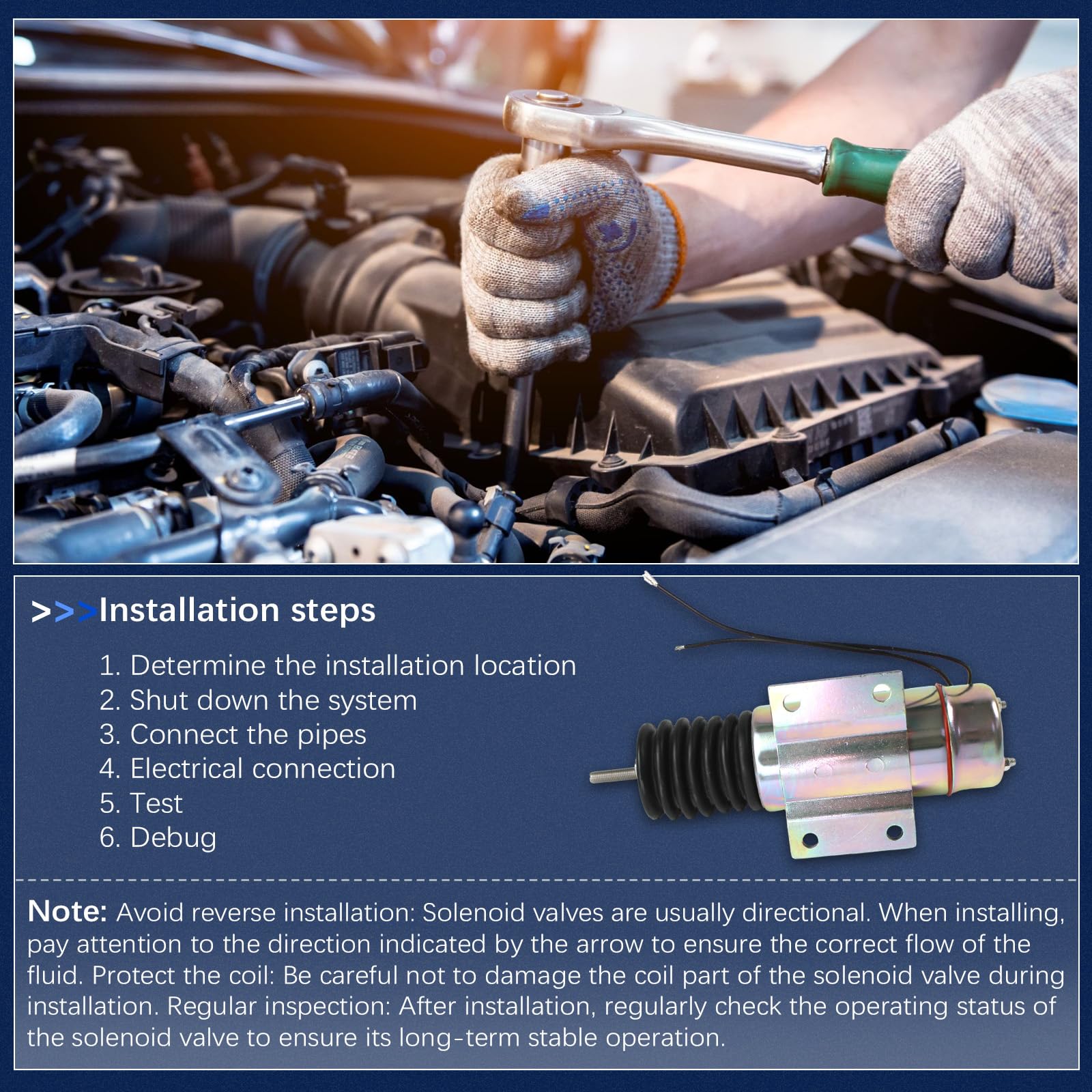 D513-A32V12 2002-12E2U 2001-24E2U1 D513-B32V24 067599-000 - Solenoide de apagado de combustible de 12 V para válvula solenoide de parada de motor Genie JLG Trombetta