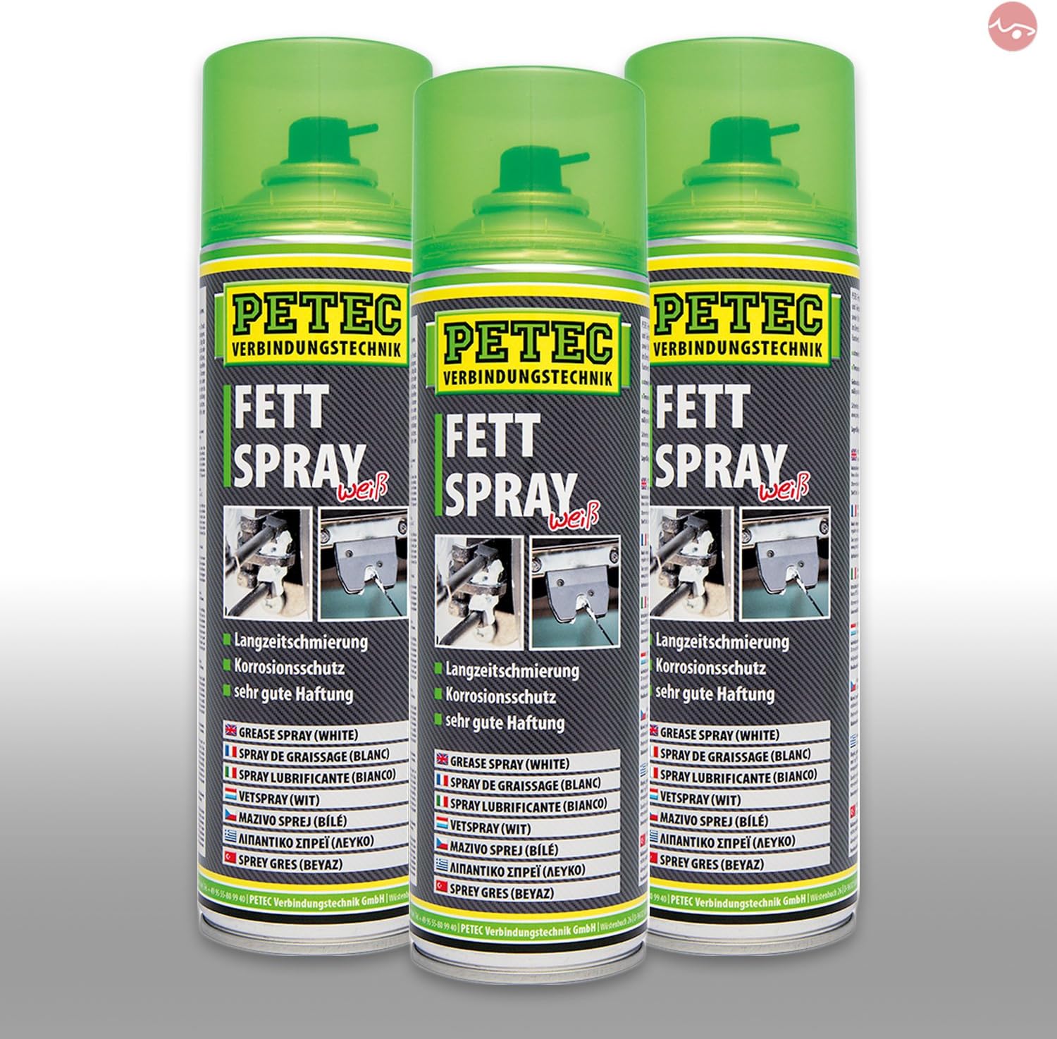 PETEC Seilfett 3x1L - Hochdruckfett Für Drahtseile & Zahnräder