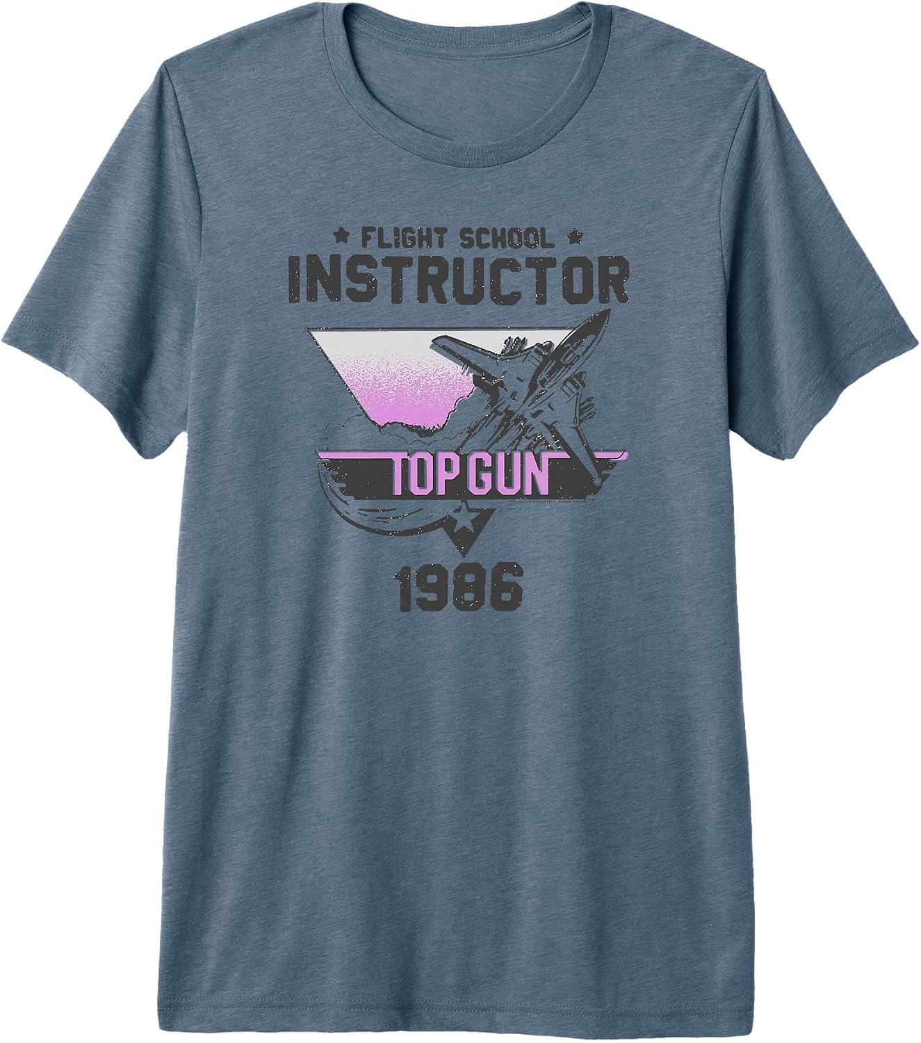 Top Gun Flight School Instructor Action Movie Premium Tri-Blend T-Shirt