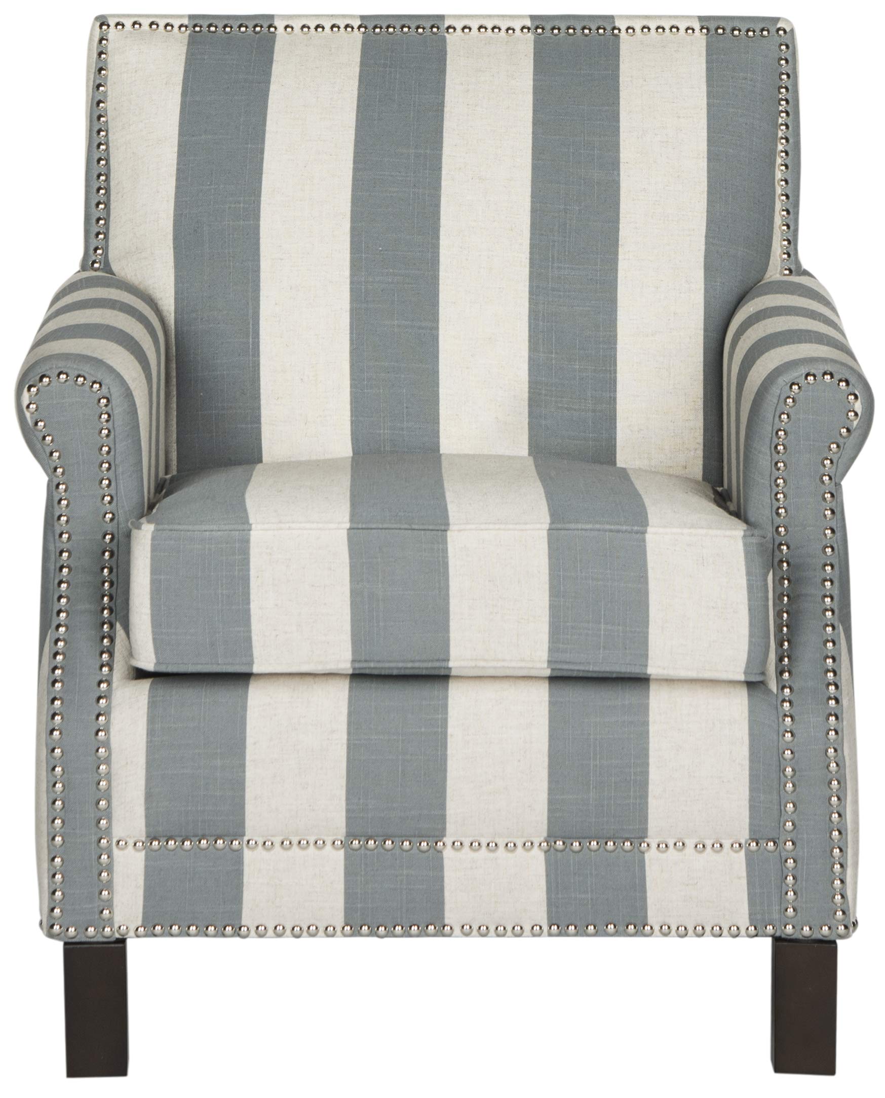 Amazon.com: SAFAVIEH Mercer Collection Charles Grey Linen Club