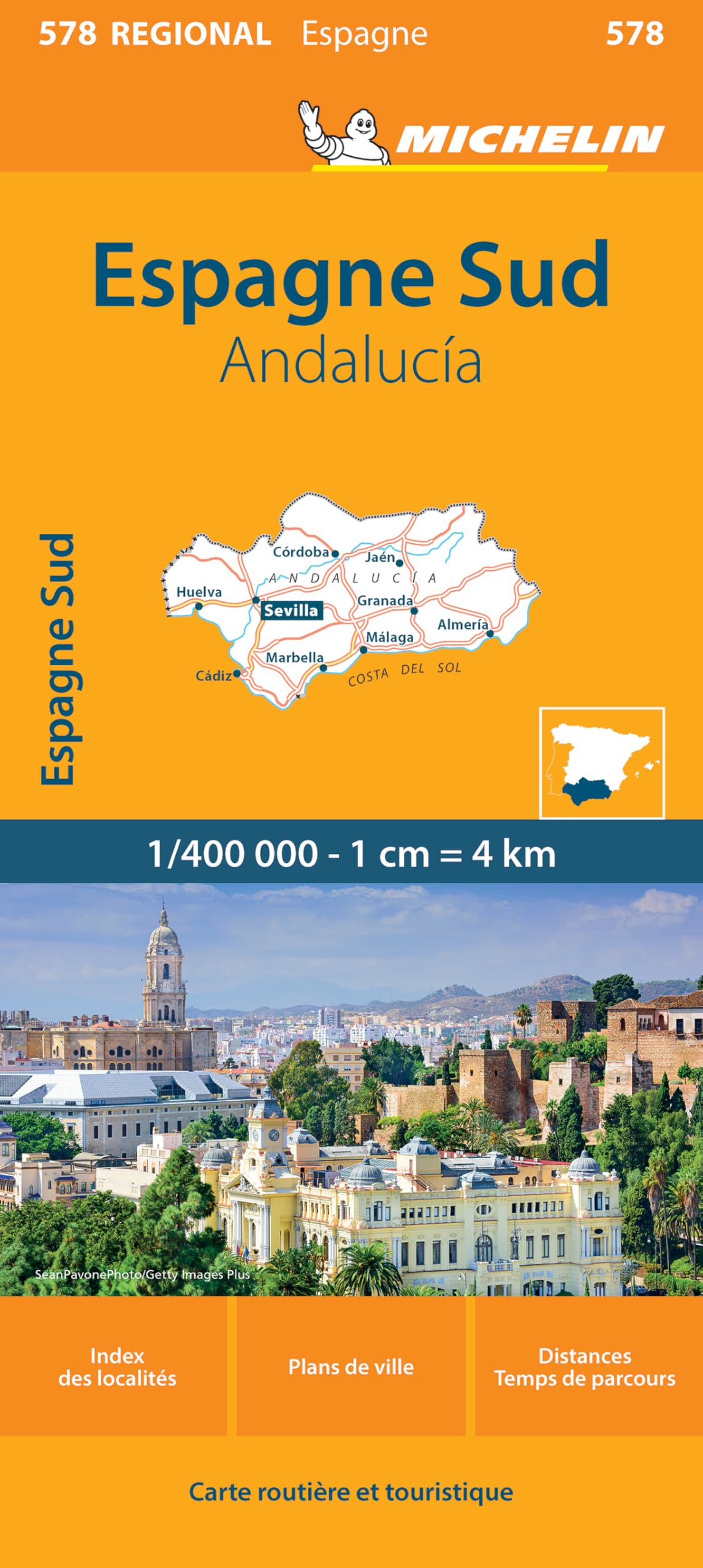 Andalucia (578): Andalucía : carte routière et touristique (Michelin régional, 578)