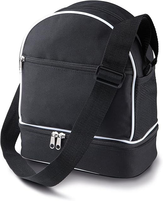 Kimood Bag for 3 Petanque Balls, black (Black) - KI05124332143320
