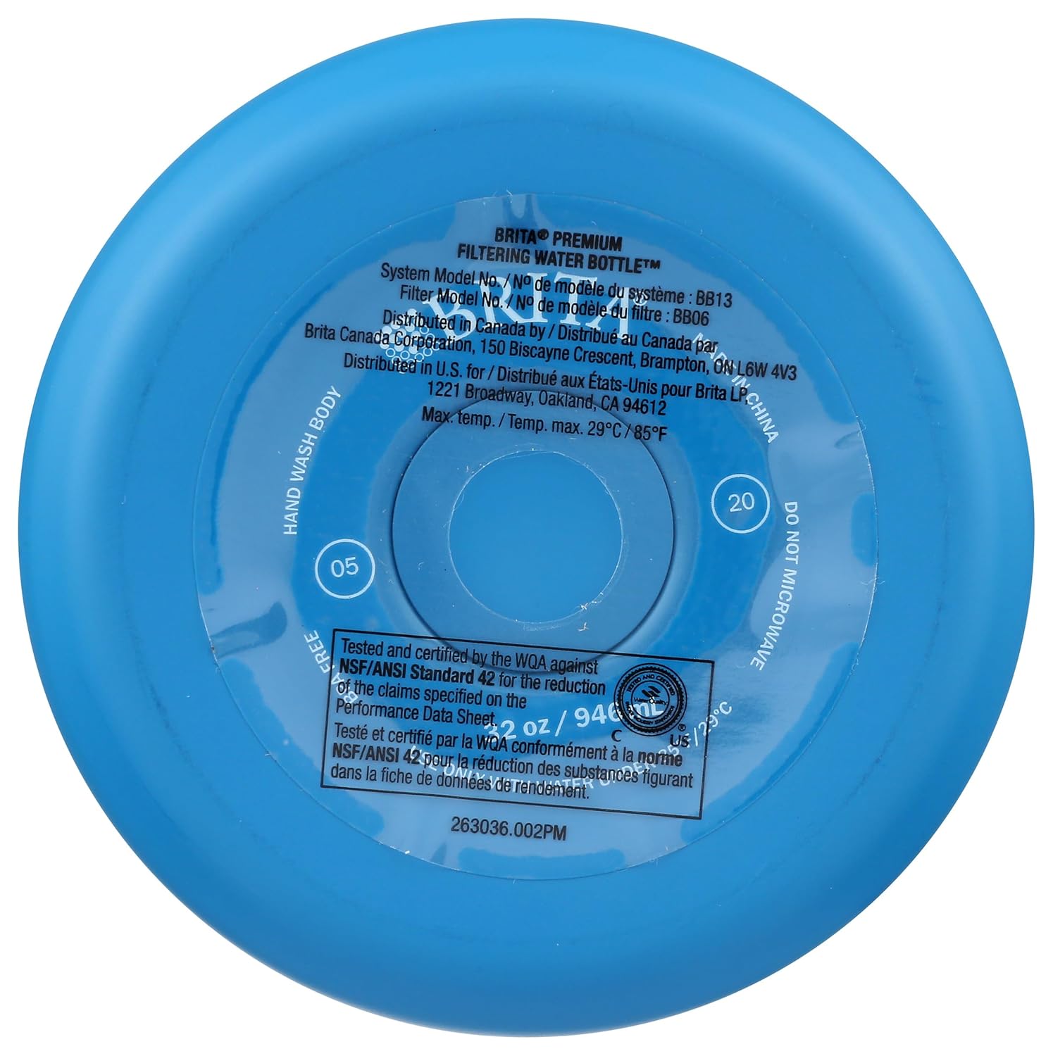 Brita Resolution Bottle, Premium Filtering Bottle Hard Sided 26oz, Marina Coral, Includes Brita Swag, 1 Count - Image 8