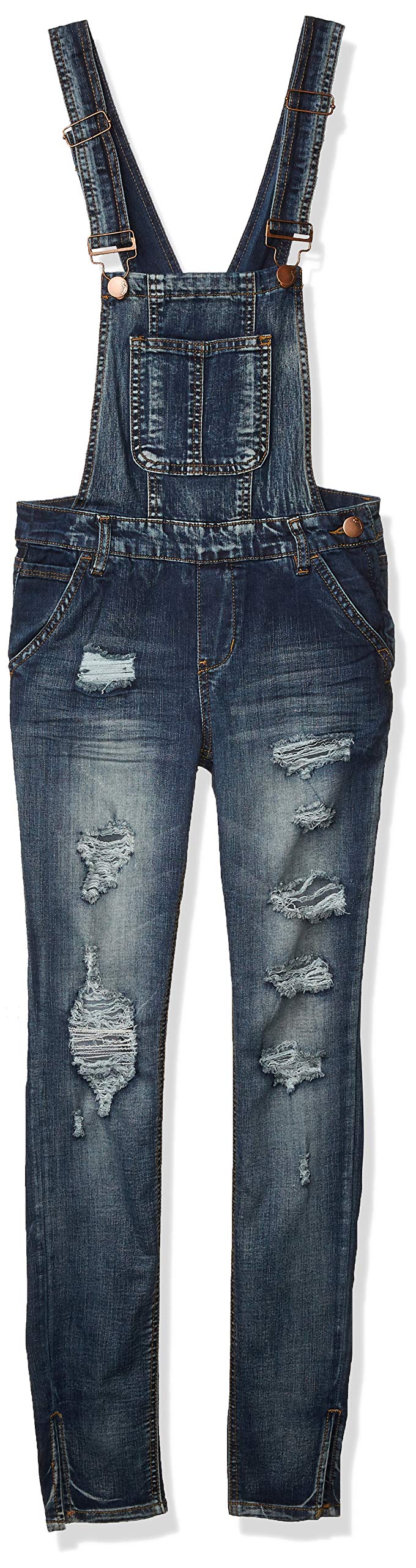 Salopette Courte En Jean Clockhouse Bleu – Taille 42 – Occasion Très Bon état