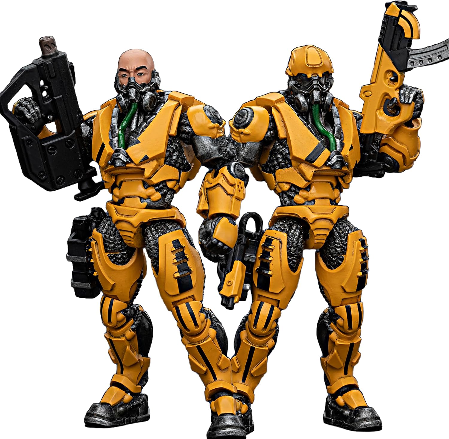 JOYTOY 1/18 Action Figures - Infinity Yu Jing Wu Ming Assault Corps - 2PCS/4‘’,Classic Character,Collectible,Age 15 and Above