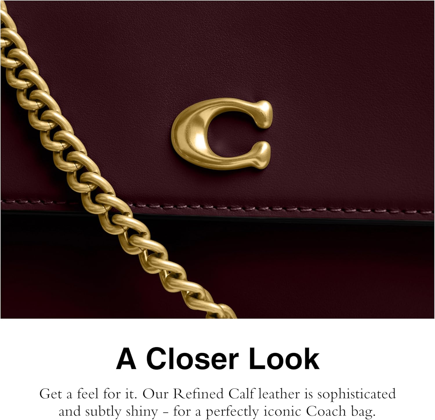 Coach Brook Flap Bag with Chain - Image 5