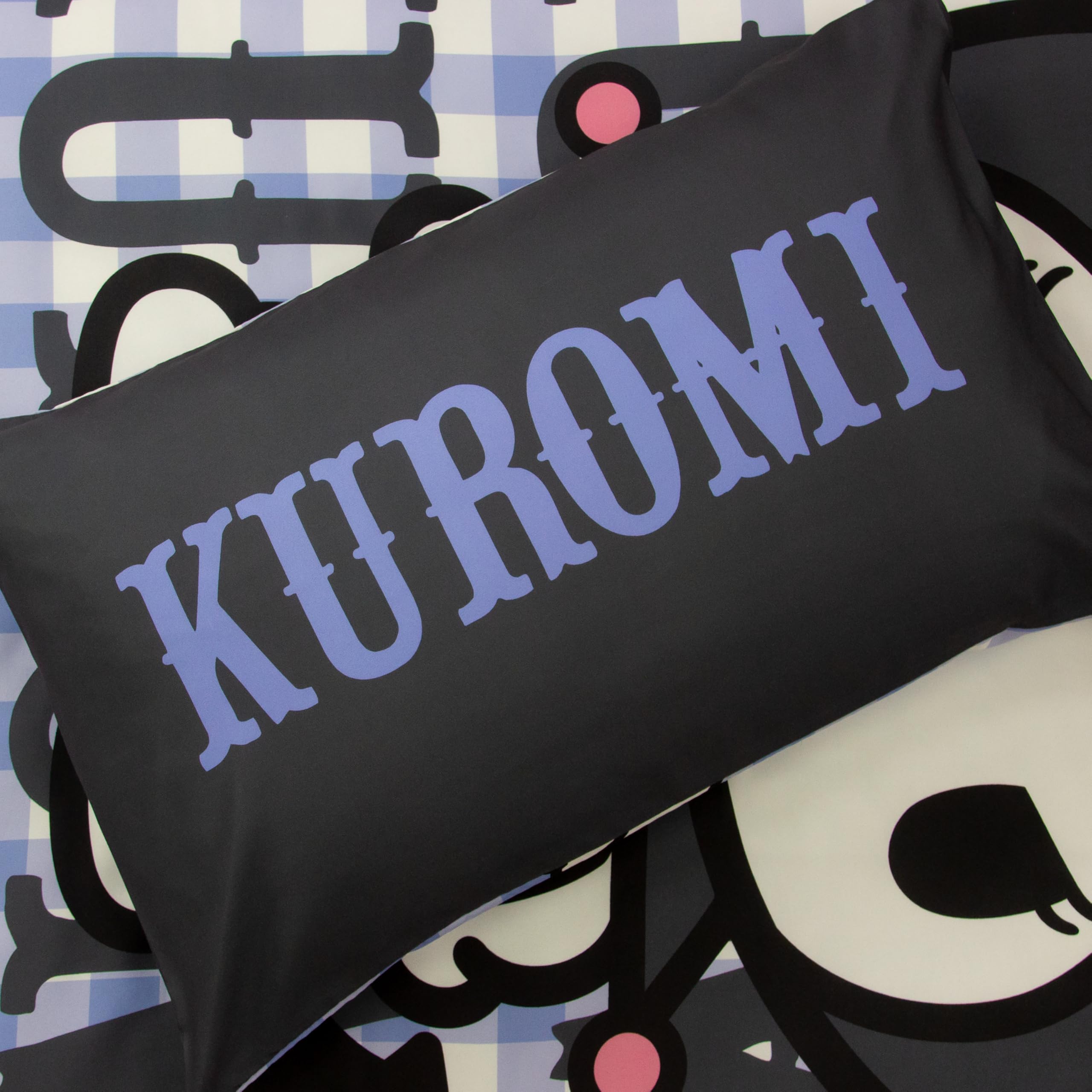 Set copripiumino singolo con licenza ufficiale Hello Kitty Rebel Design | Biancheria da letto Kuromi reversibile a 2 lati con federa coordinata | Perfetto per la camera dei bambini | Policotone