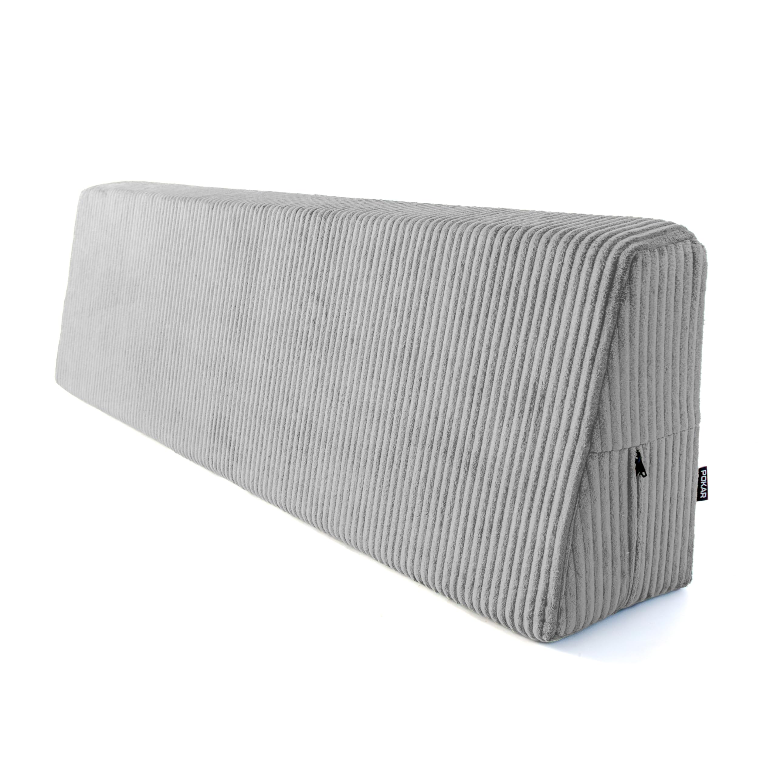 POKAR Euro Pallet Seating Set of 2: 1x seat cushion 120x80cm + 1x back cushion 120x40cm, cold foam, removable covers, Home Garden Furniture DIY, indoor outdoor pillow, without pallets, Beige — view 279