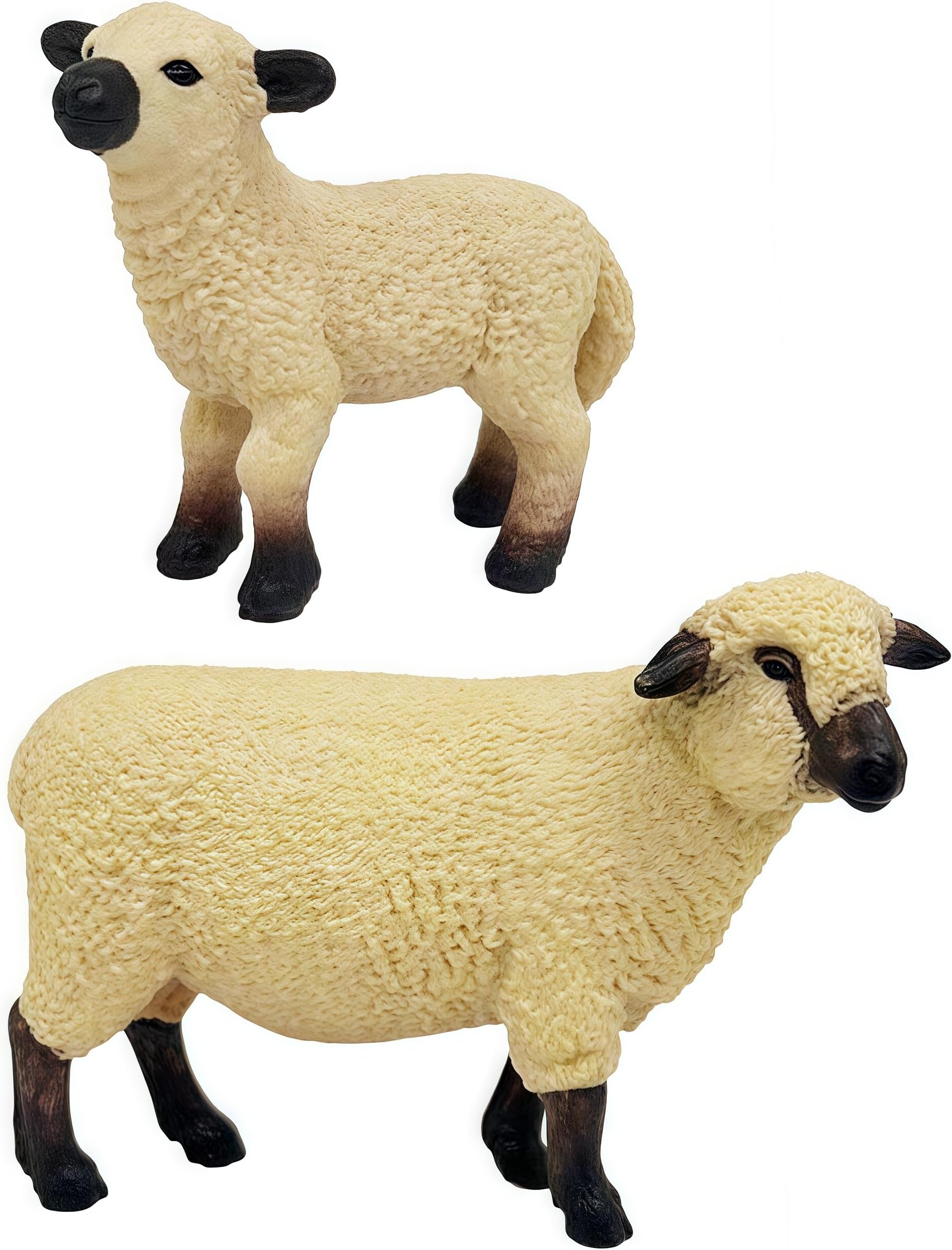 Lamb Toys Farm Animal Figurines, Shaun The Sheep Toys Playset. Great for Kids Party Supplies, Gifts for Kids, Ages 3+
