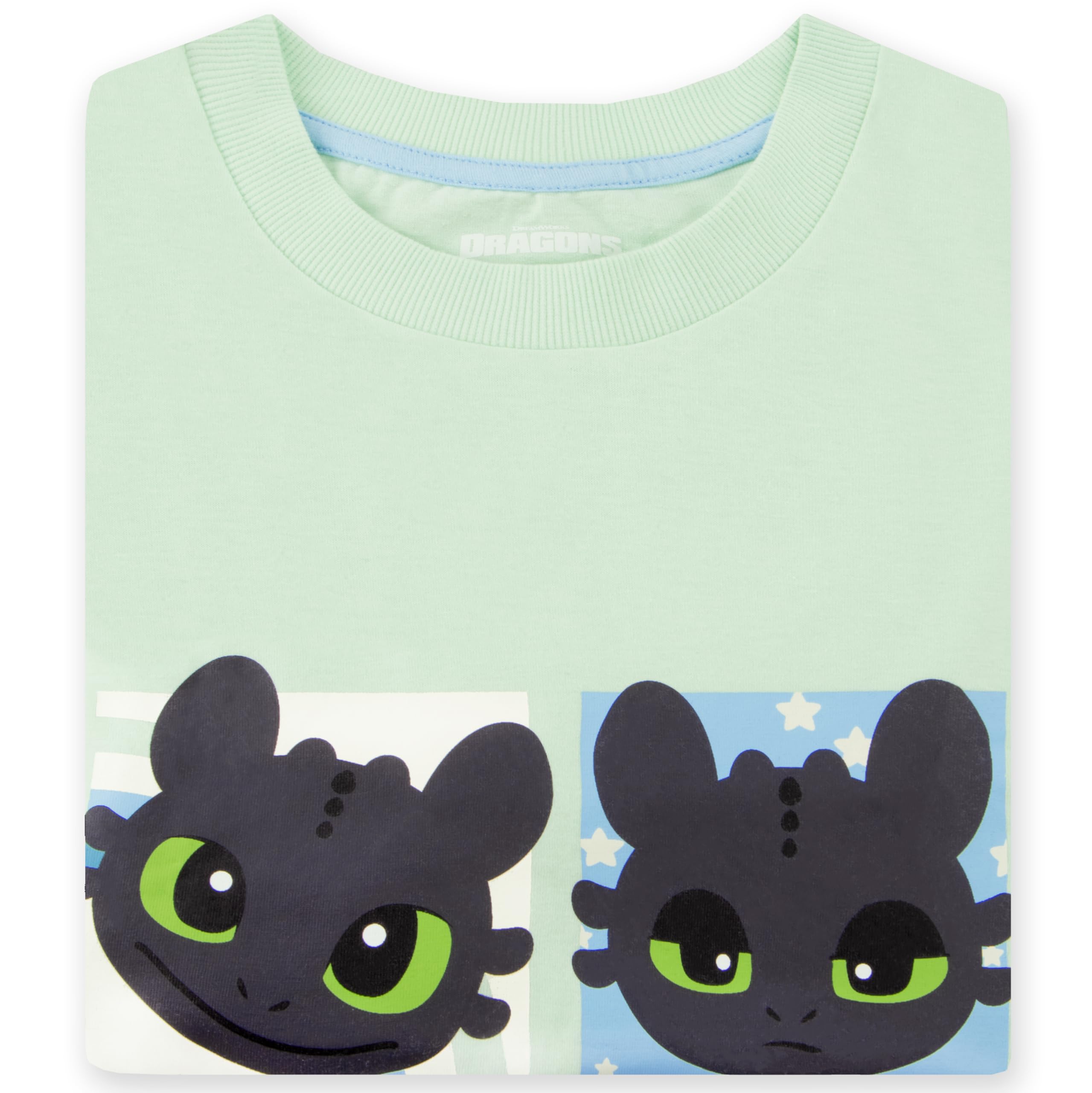 How To Train Your Dragon Camiseta Niña, Camiseta Manga Corta Niña Toothless, Ropa De Niños para Verano, Camisetas Niño De Algodón