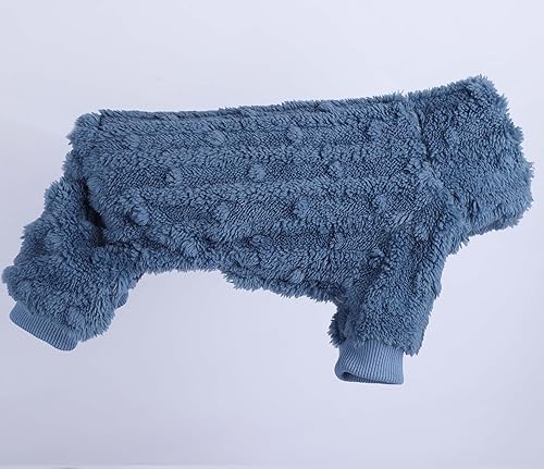 Miniatura 6 de Suéter para perro, pijama de invierno para cachorros, ropa para perros pequeños, niños y niñas, pijamas de forro polar cálido para mascotas,