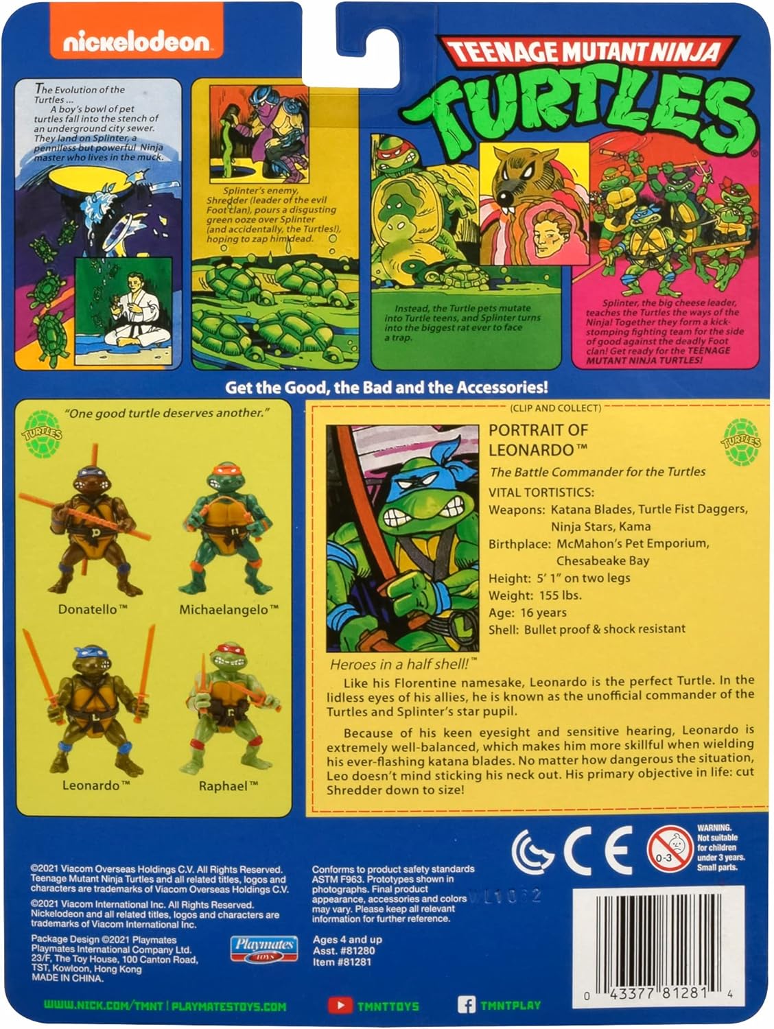 Classic Basic Figure Leonardo : Toys & Games