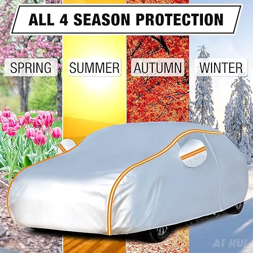 Miniatura 6 de Funda para automóvil compatible con Mazda CX-3 cubierta impermeable para todo tipo de clima 6 capas cubierta para automóvil al aire libre cubierta