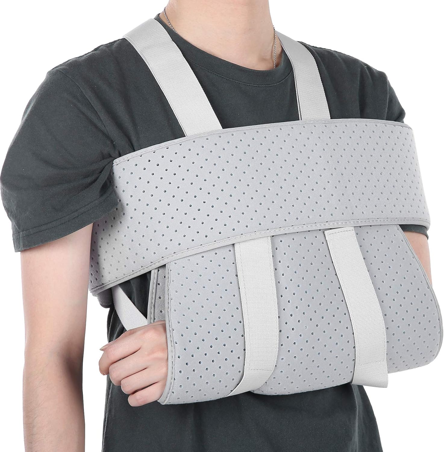 Milltrip Arm Sling Support with Fixing Band for Broken Fractured Dislocation Sprains