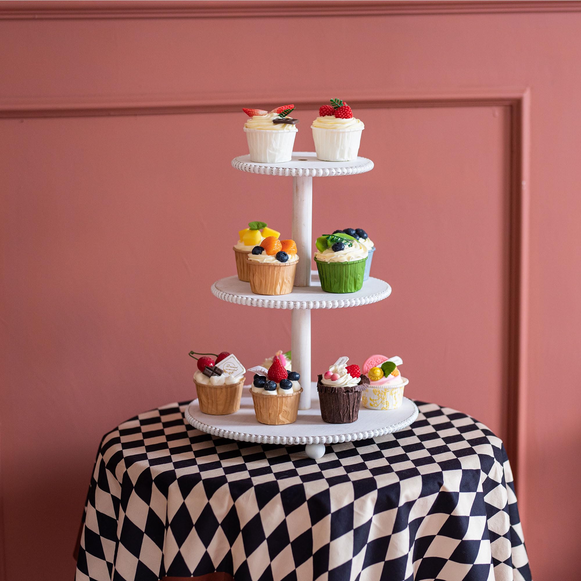 Juego de 2 soportes para cupcakes