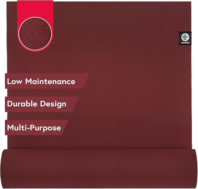 Tapis de yoga Manduka X 71" - 5 mm | Tapis de fitness haute performance | Design durable | Yoga, extérieur, étirements | 71 x 24 po