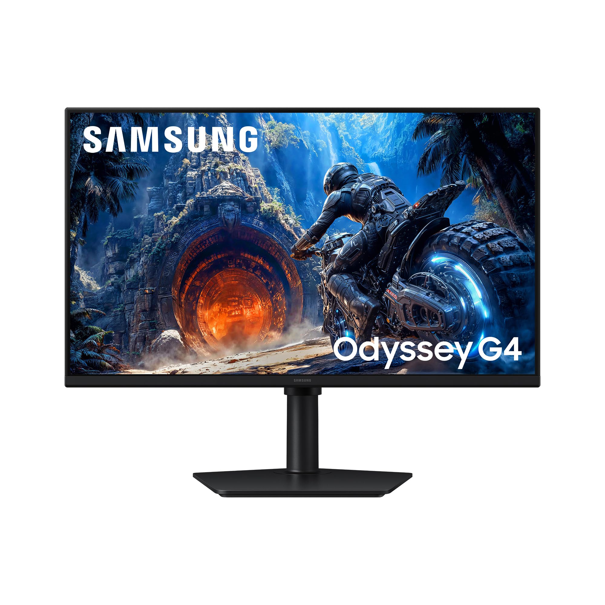 Samsung Odyssey G4 27 Zoll G40H FHD Fast IPS 300 Hz Gaming Monitor | 1080p PC Bildschirm, Reaktionszeit 1 ms, HDR10, AMD FreeSync Premium, Eye Saver Mode, Flicker Free, LS27HG402EUXEN