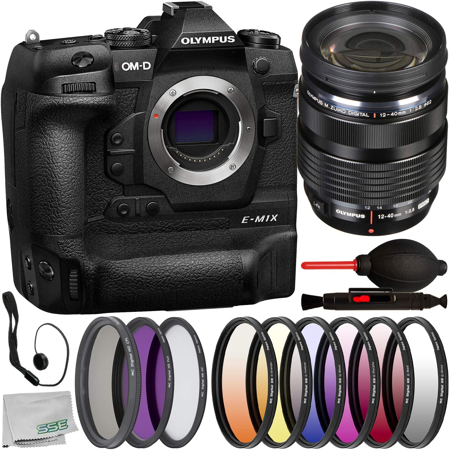 Olympus OMD EM1X Mirrorless Digital Camera with 1240mm