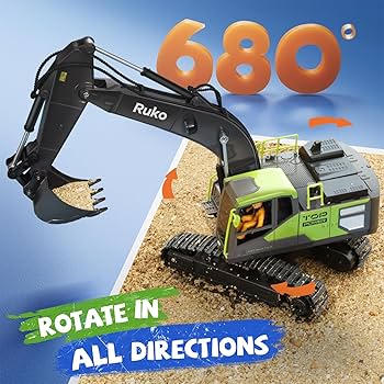 ラジコンフルセット Amazon.com: Ruko 1661 Remote Control Excavator Toy and 1561 RC