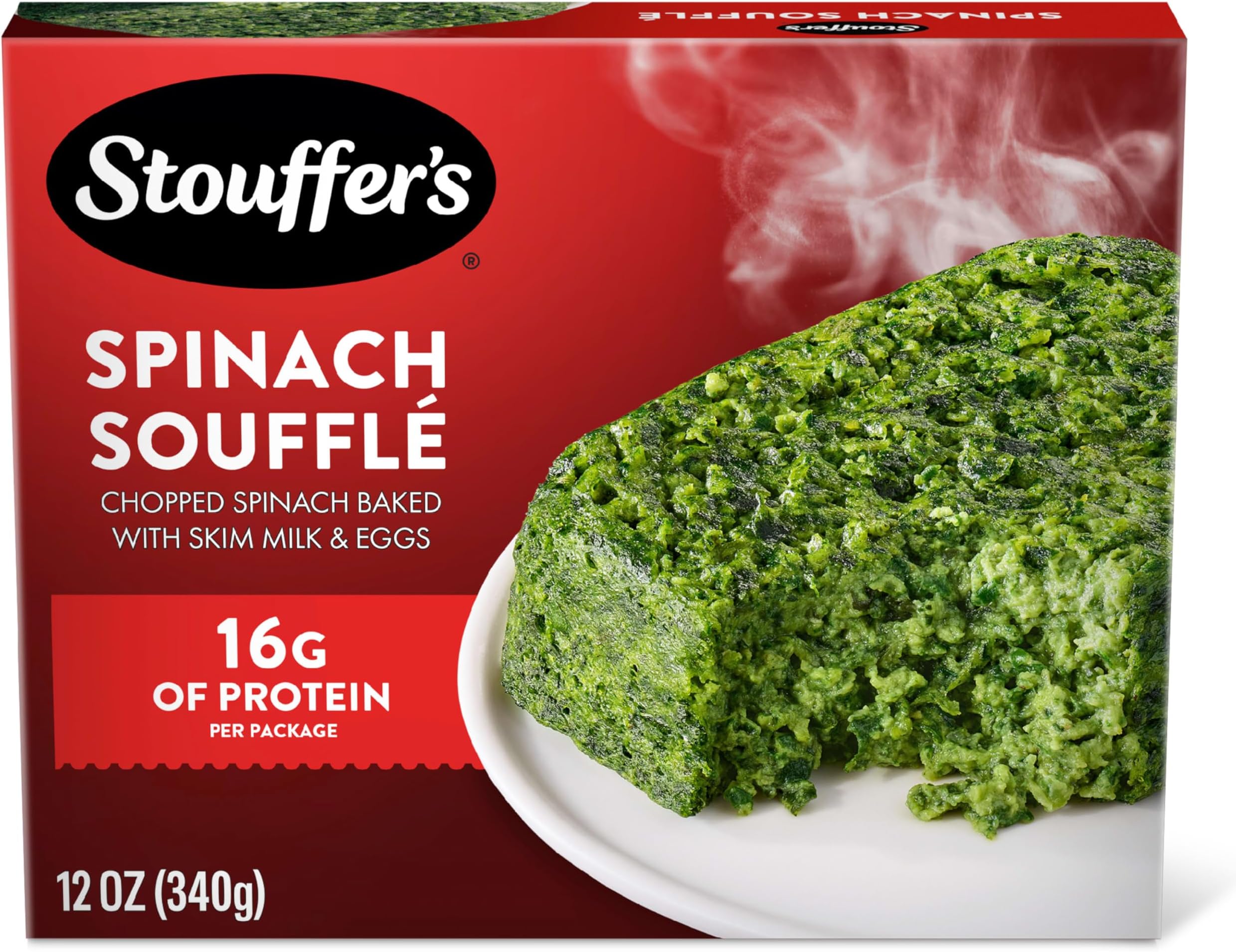 Stouffer's Spinach Souffle, Single Serve, Frozen Spinach, Single Frozen Meals