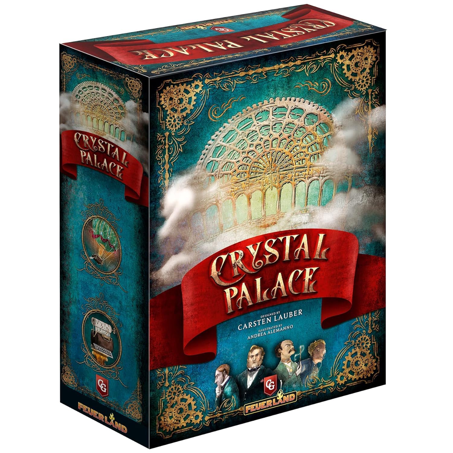 Capstone Games | Crystal Palace | Board Game | Base Game | 1 to 4 Players Ages 12+