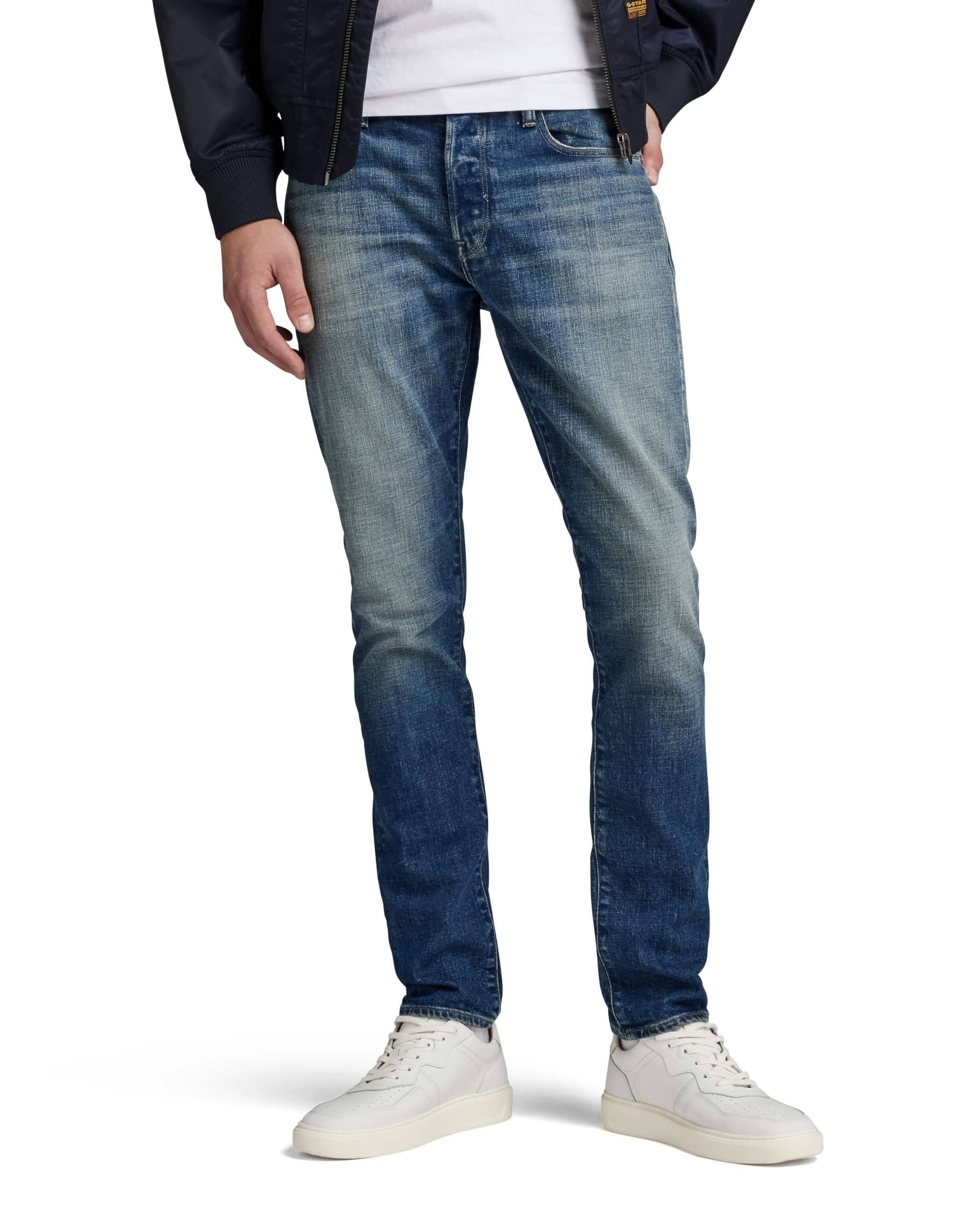 G-Star Men's 3301 Slim Jeans, Blue (worn in erosion 51001-D498-G562), 36W / 36L