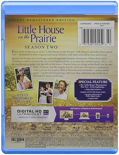 Miniatura 2 de Little House On The Prairie Season 2 Deluxe Remastered Edition Blu-ray