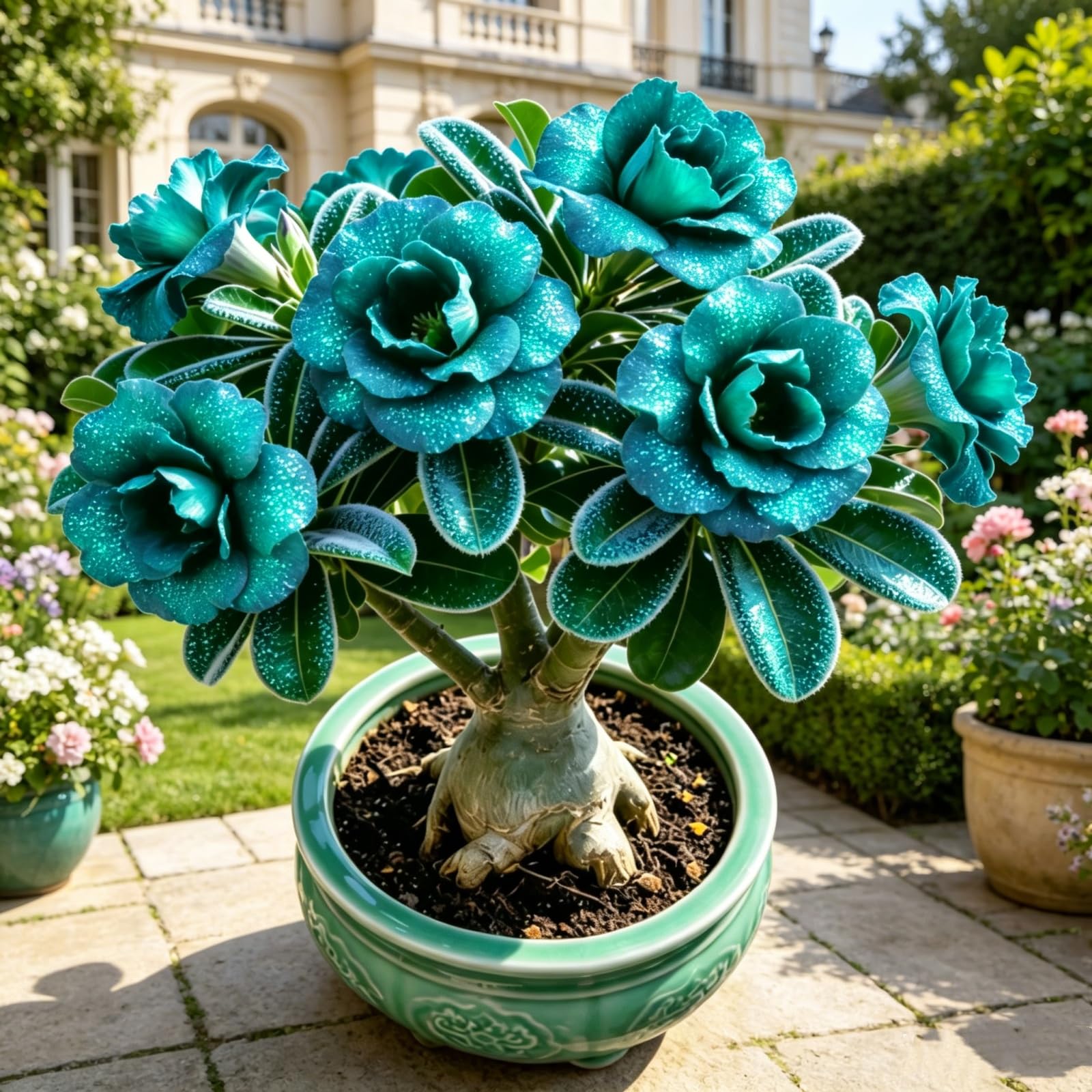 Desert Rose Bulbs — Easy to Care for — an Ideal Garden Accent —Suitable for displays-4 Bulbs-G — image 1